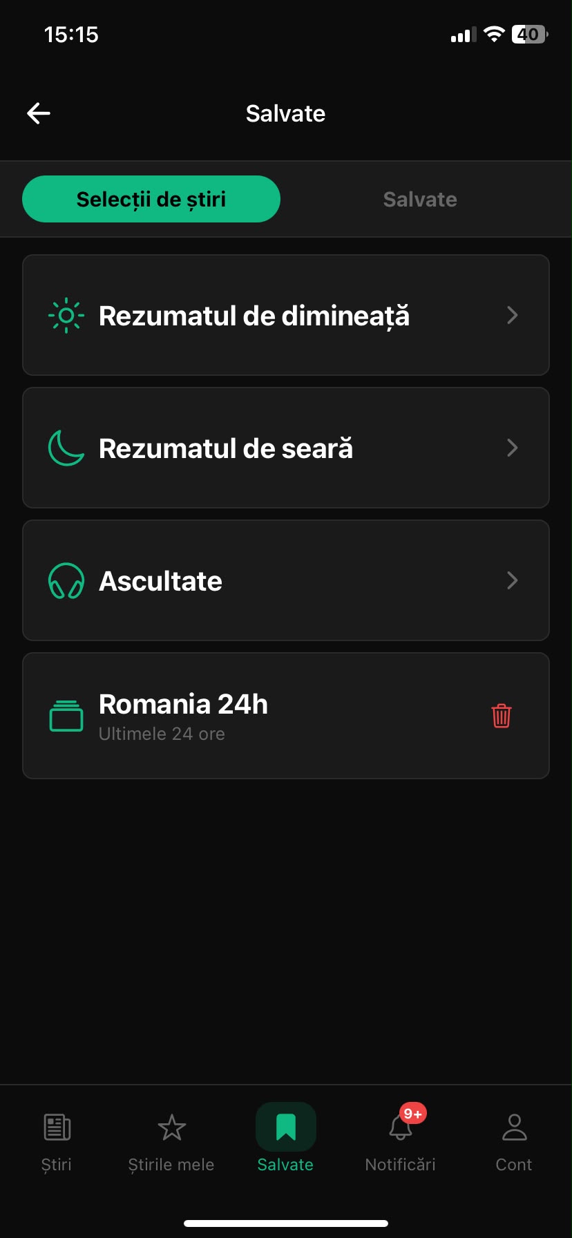 Selecțiile mele